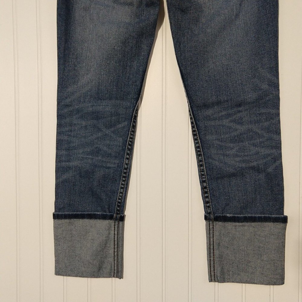 Hudson Jeans Muse Crop Skinny Jeans Size 24 5in Cuff DGWD Wash Blue Denim Womens - Picture 9 of 12